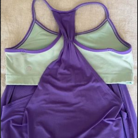 Lululemon tank top no limits size 6 purple blue - Picture 4 of 4